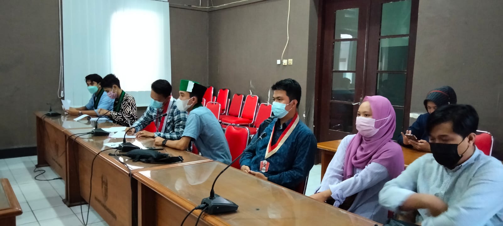 GMNI dan HMI Gelar Audiensi Dengan DPRD Lebak Terkait Dana Hibah