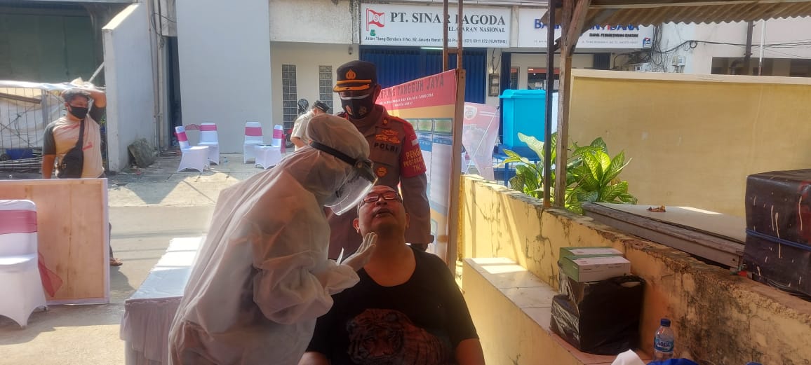 Polsek Tambora, Sediakan 400 Alat Swab Antigen Untuk Warga Yang Baru Tiba Jakarta