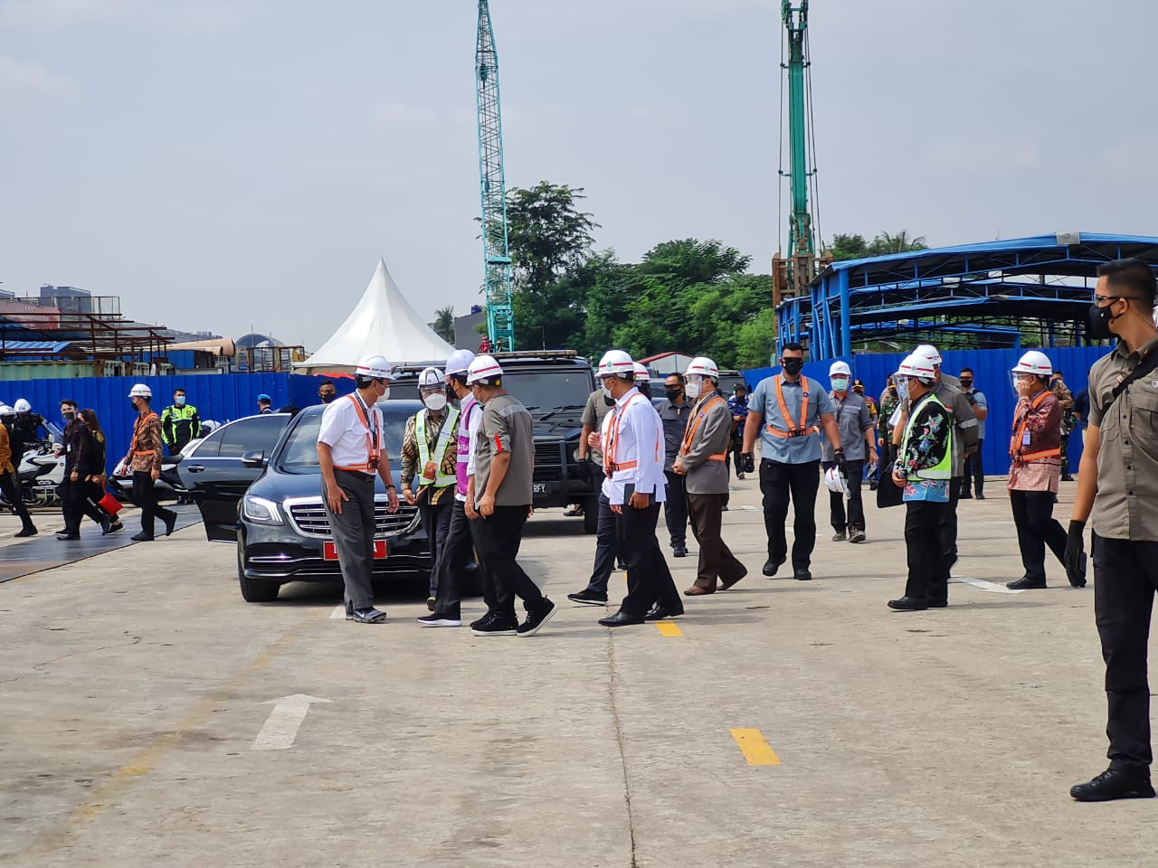 Presiden RI Pantau Pembangunan Kereta Cepat Jakarta-Bandung