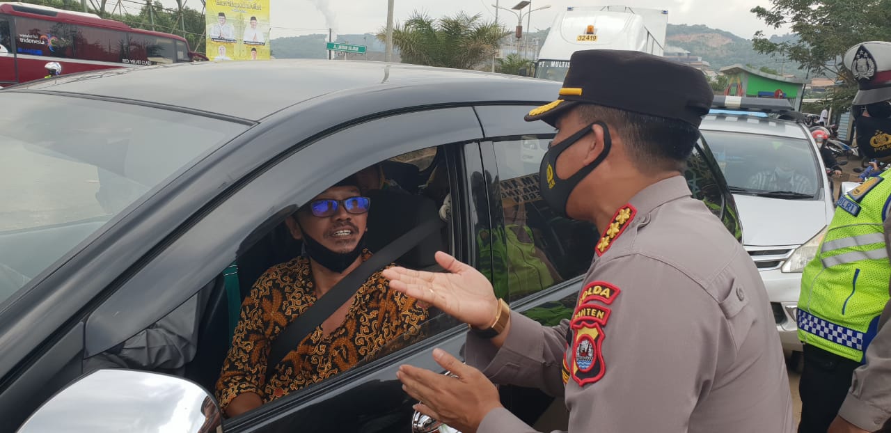 Selama 12 Hari Polda Banten Telah Memutarbalikkan 14.997 Unit Kendaraan