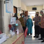Kapolres Cilegon Polda Banten Semangati Tenaga Vaksinator Covid-19 di Kota Cilegon