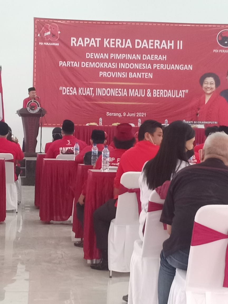 DPD PDI Perjuangan Banten Gelar Rakerda II Bahas Kesejahteraan Rakyat