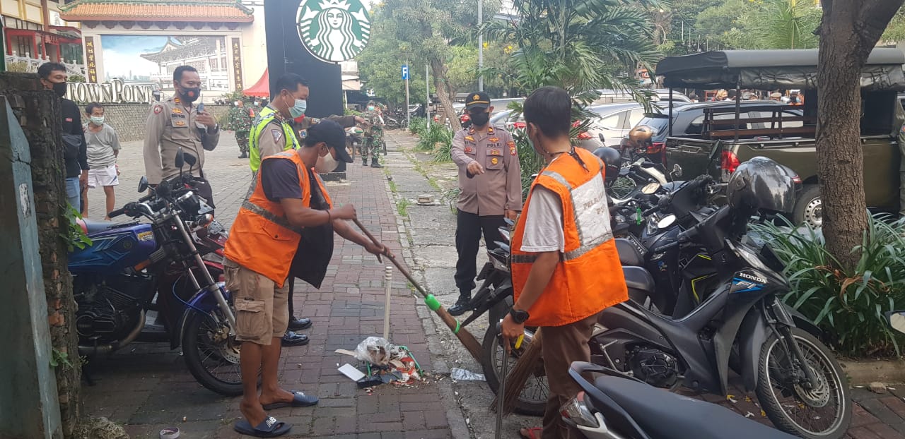 Operasi Yustisi, Tiga Pilar Tamansari Tindak 9 Pelanggar Protokol Kesehatan