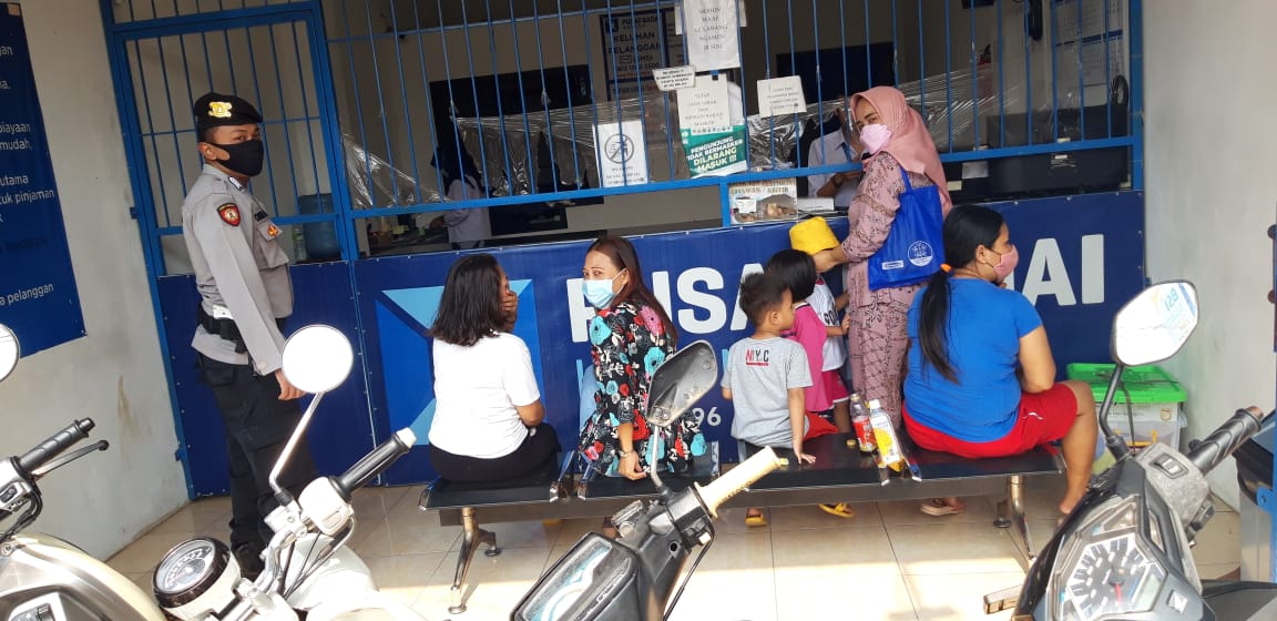 PPKM Mobile Dalam Rangka Penegakan Disiplin Kepada Masyarakat di Wilkum Polsek Ciampea