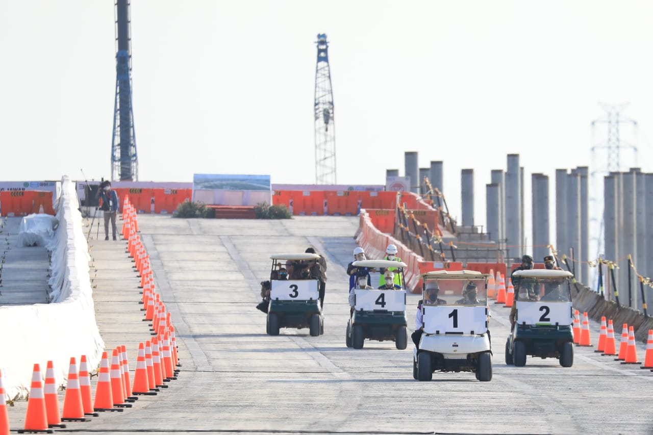 Presiden Tinjau Progres Pembangunan Jalan Tol Semarang-Demak