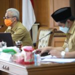 Gubernur Jawa Tengah Gelar Rapat Penanganan Covid-19