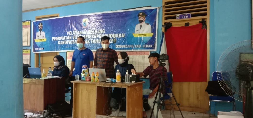 Warga Sangat Antusias, Disdukcapil Lebak Gelar Pelayanan Keliling