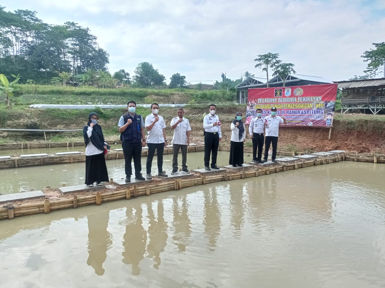 Dukung SAE WBP Lapas Rangkasbitung, Dinas Perikanan Lebak Hibah Benih Lele