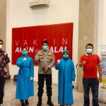 Polsek Metro Taman Sari Bekerjasama Dengan PT Mayora Buka Gerai Vaksinasi