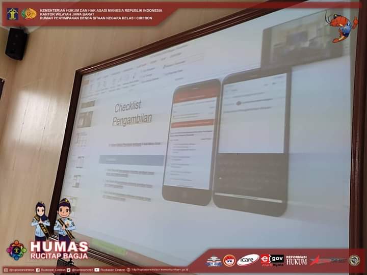 Rupbasan Cirebon Launching Perdana Aplikasi Cekatan Secara Virtual