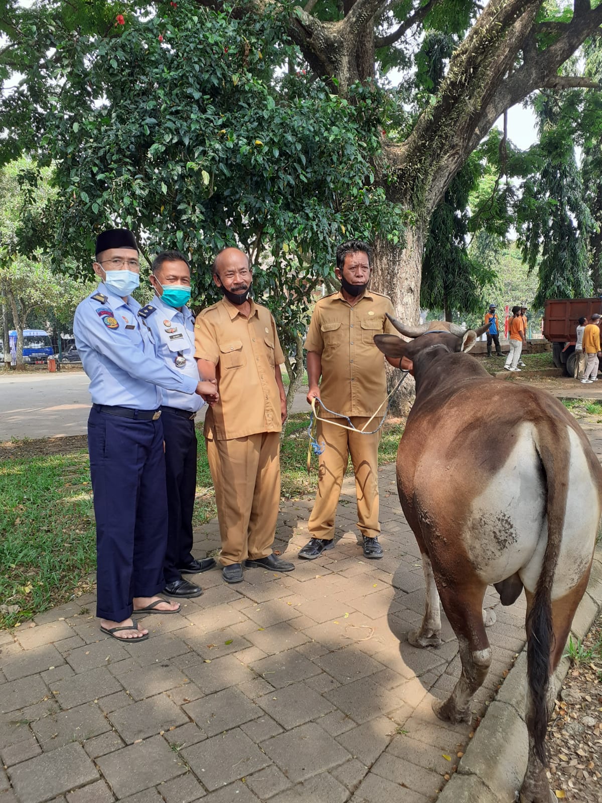 Idul Adha 1442 H, Lapas Rangkasbitung Terima Hewan Kurban