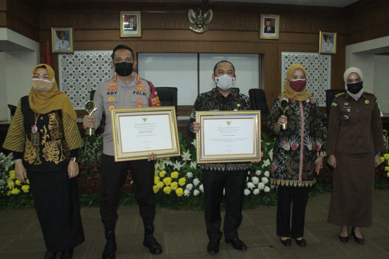 Hari Anak Nasional 2021, Polres Metro Jakarta Barat Terima Penghargaan Dari KPAI