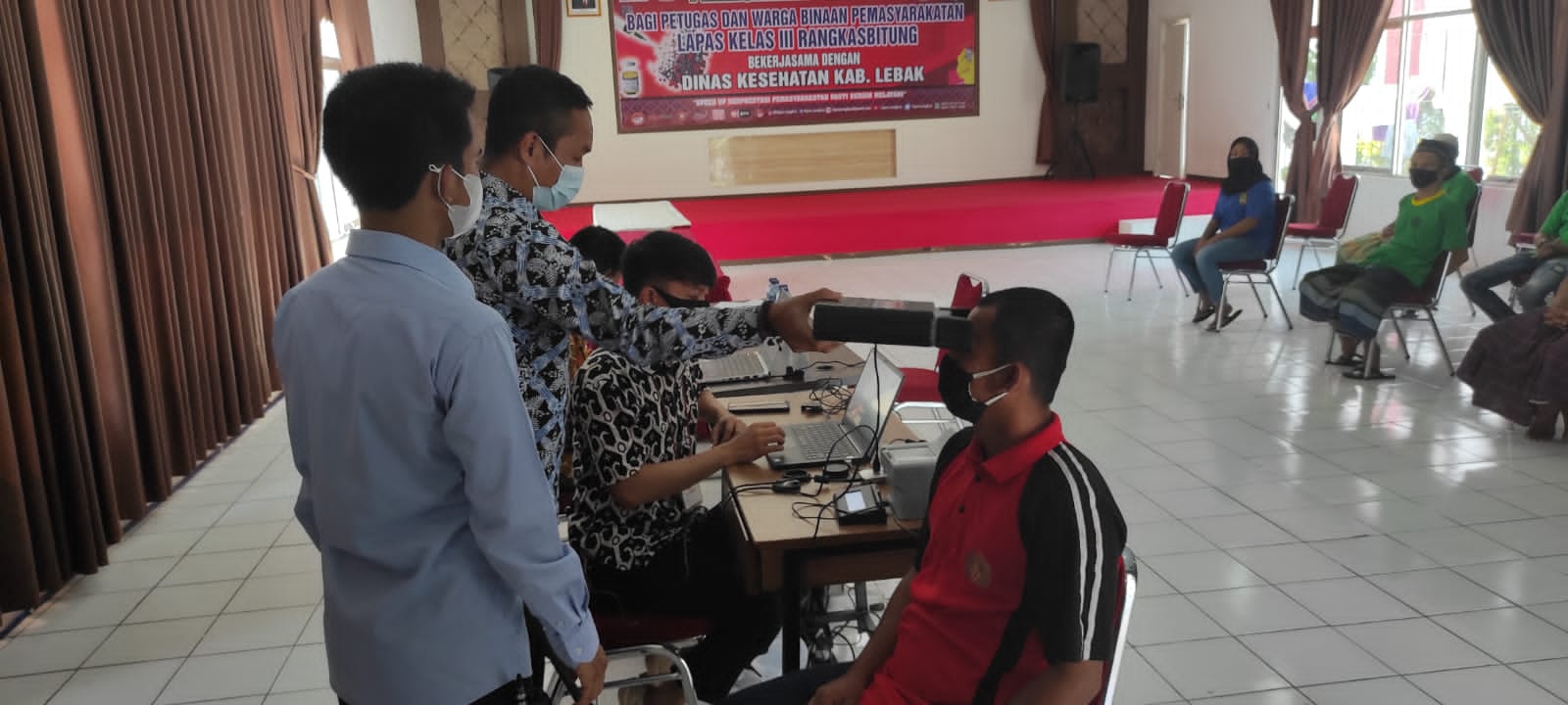 Tertib Administrasi, WBP Lapas Rangkasbitung di Rekam Disdukcapil Lebak