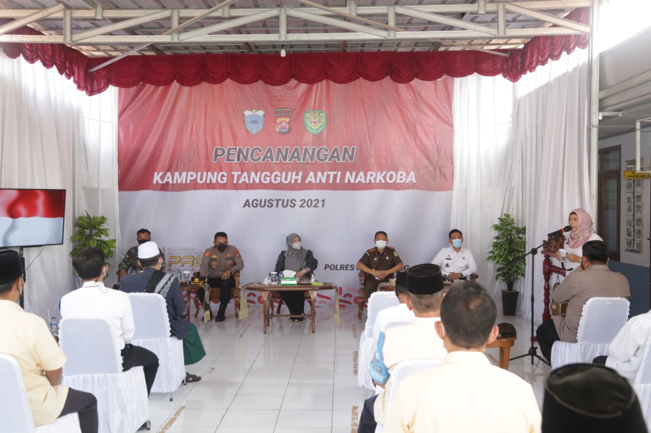 Pencanangan Kampung Tangguh Anti Narkoba Cegah Lost Generation