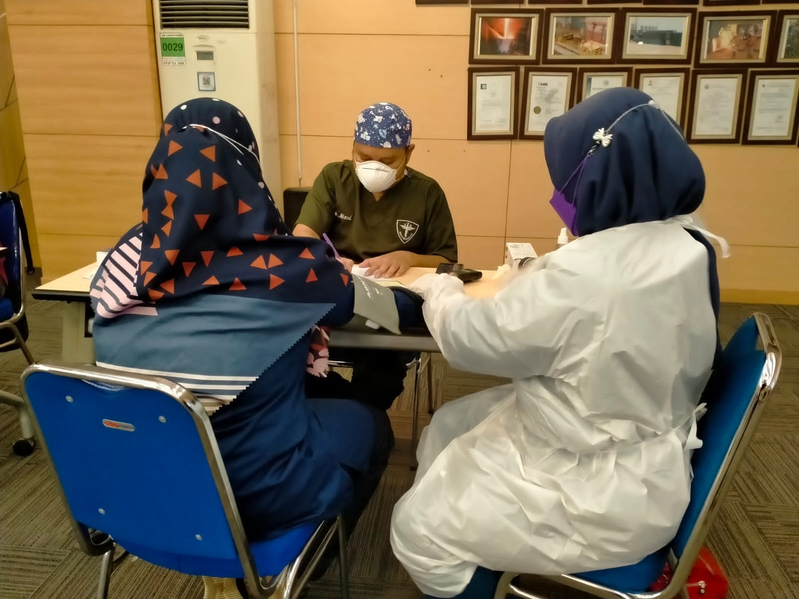 Sie Dokkes Polres Cilegon Polda Banten bekerja sama dengan Krakatau Posco