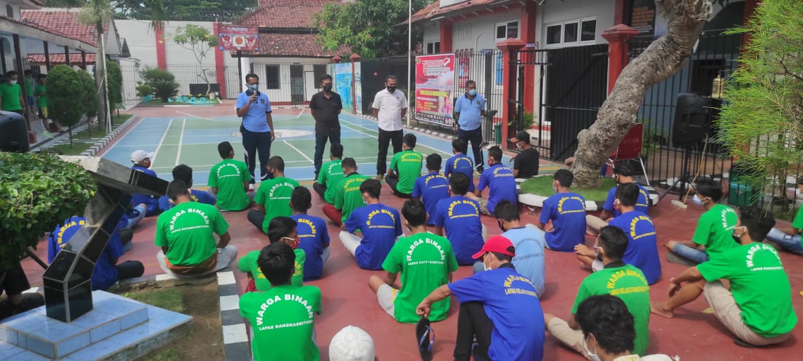 Pastikan Steril Narkoba, Polres Lebak Test Urine Petugas dan WBP Lapas Rangkasbitung