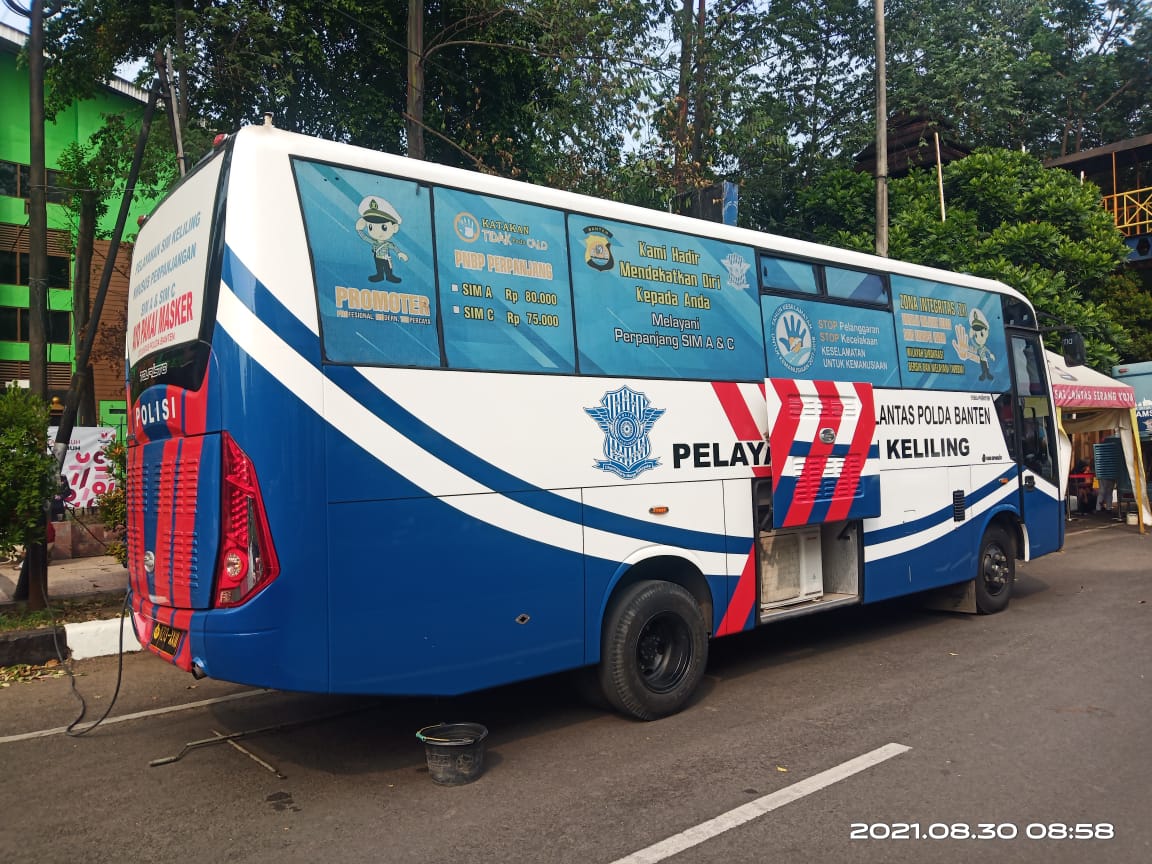 Ingin Perpanjang SIM Hari Ini, Berikut Lokasi SIM Keliling Polda Banten