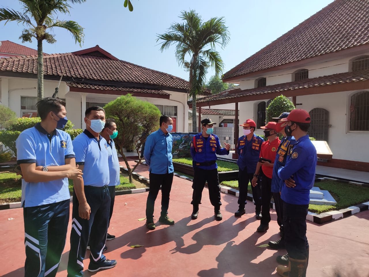 Pastikan Keamanan Gedung, Damkar Lebak Inspeksi Lapas Rangkasbitung