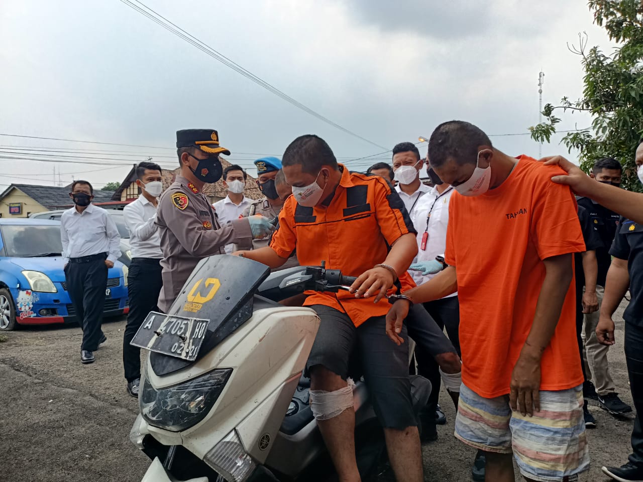 5 Tersangka Pencurian Modus Pecah Kaca Mobil Diamankan Polres Serang Kota