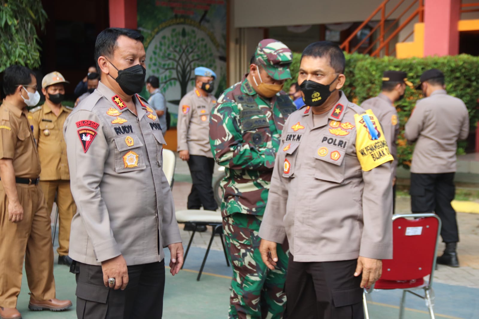 Pastikan Pengamanan Kunker Presiden Baik, Kapolda Banten Tinjau SMAN 4 Kota Serang