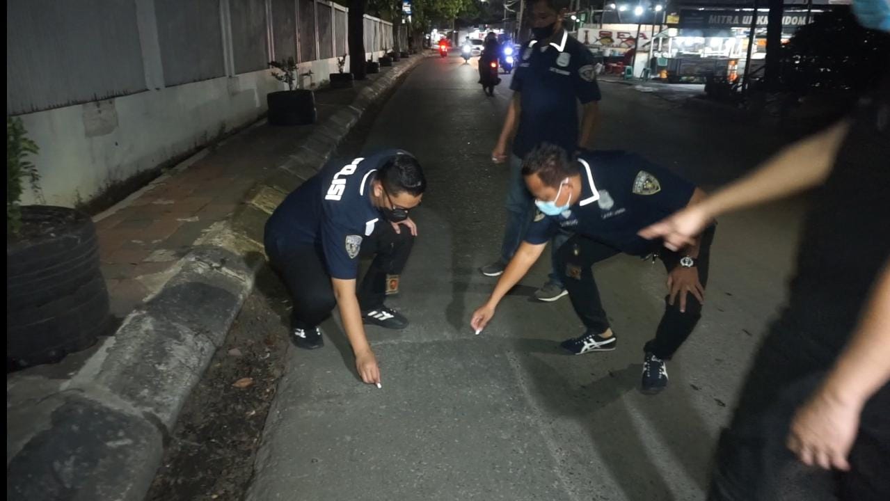 Dua Orang Jadi Korban Begal, Polsek Kalideres Gelar Olah TKP