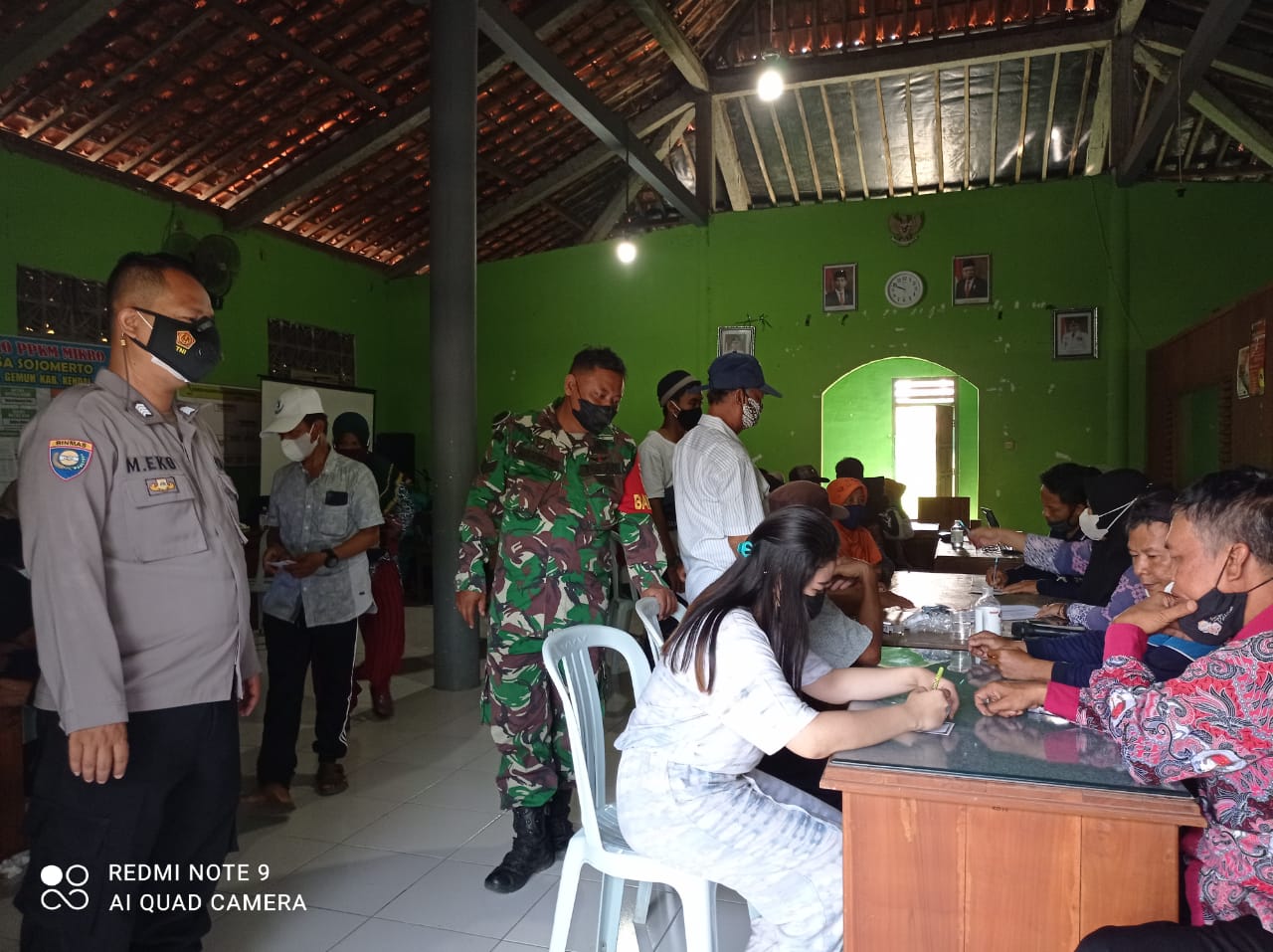 Bhabinkamtibmas Polsek Gemuh Monitoring Kegiatan DDS Pada Toga Thomas Desa Sojomerto