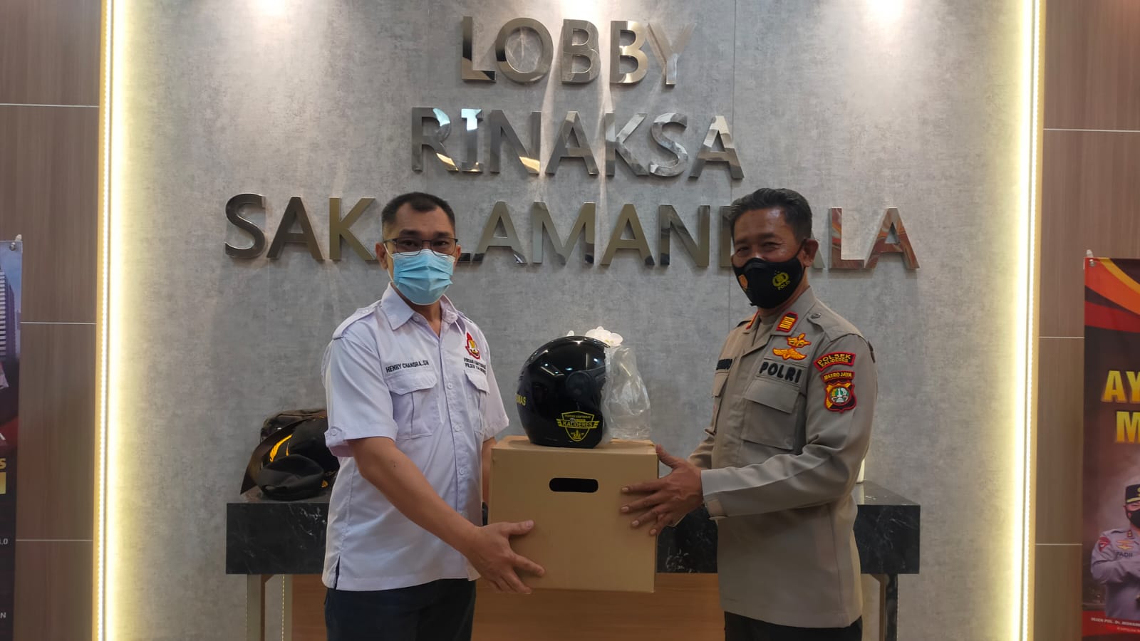 Peringati Hari Kesaktian Pancasila, Polsek Kalideres Beri Bantuan Sosial