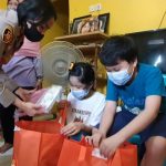 Dua Anak Yatim di Grogol Dapat Bantuan Sembako Dari Polsek Tanjung Duren