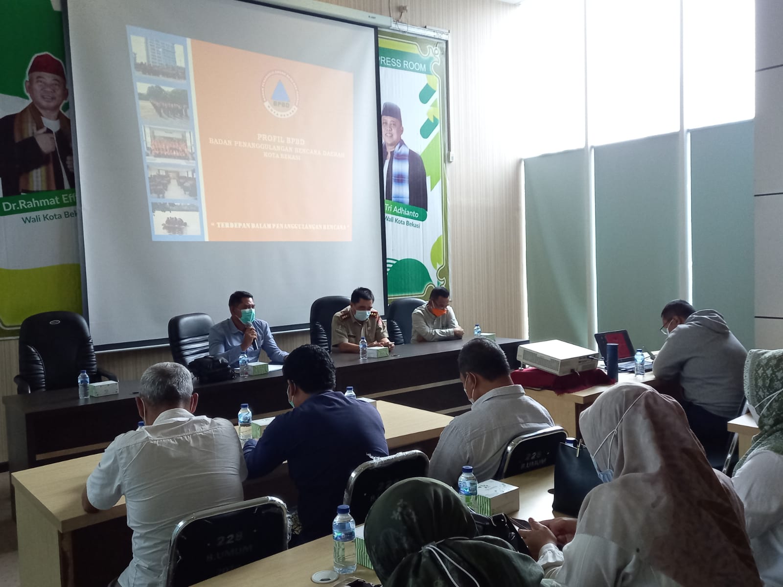 Kepala Pelaksana BPBD Kota Bekasi menerima Kunjungan Kerja DPRD Kabupaten Pandeglang