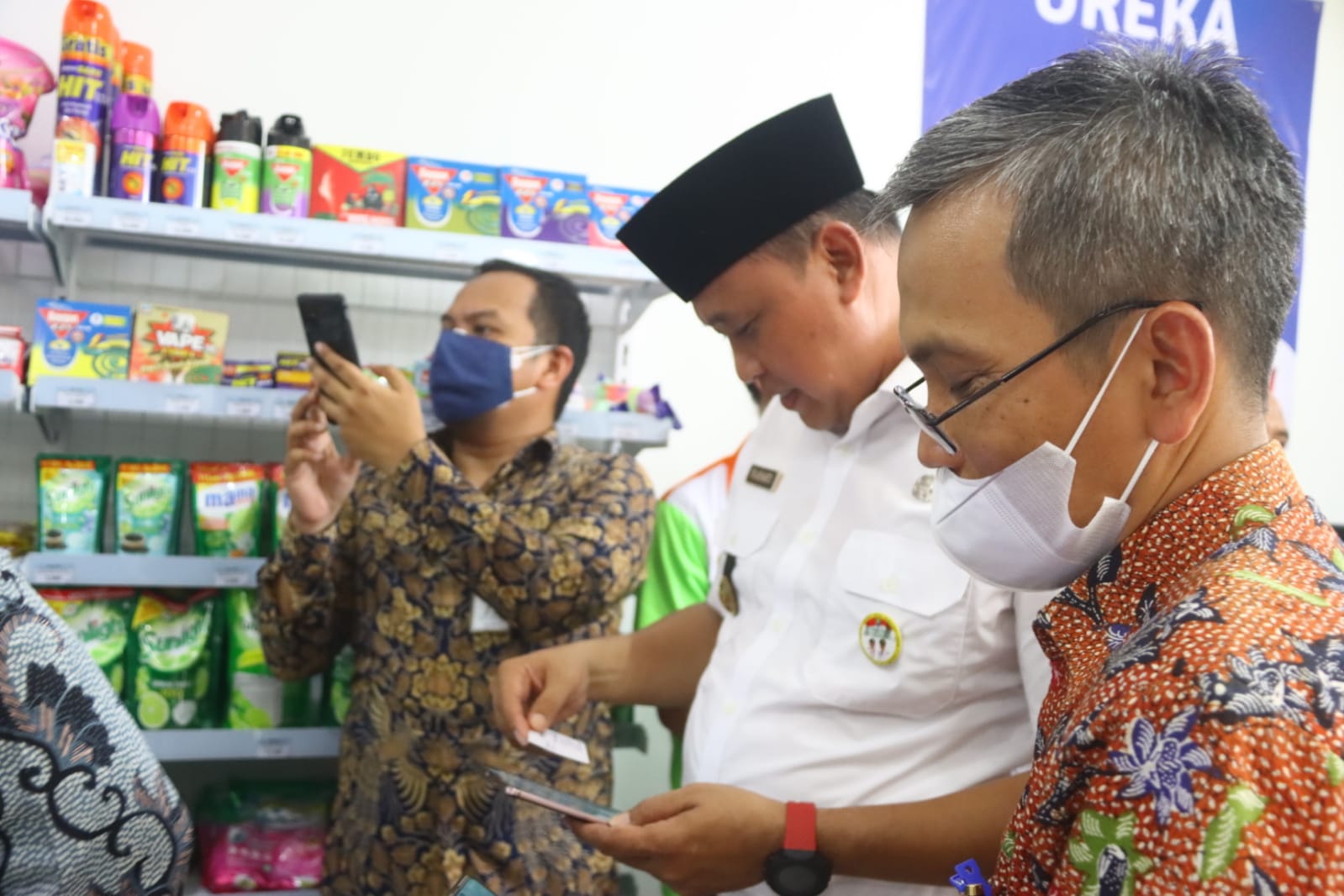 Wakil Wali Kota Bekasi Dampingi Habib Lutfi Peresmian Ureka Mart