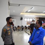 Gerai Vaksinasi Polres Bogor bekerja sama dengan KNPI dan PWI Kabupaten Bogor