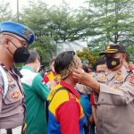 Polres Serang Kota Polda Banten Himbau Prokes Pada Masa Aksi
