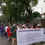 Ratusan Massa Dari Jaringan Aktivis Indo nesia Gruduk Kementerian ESDM