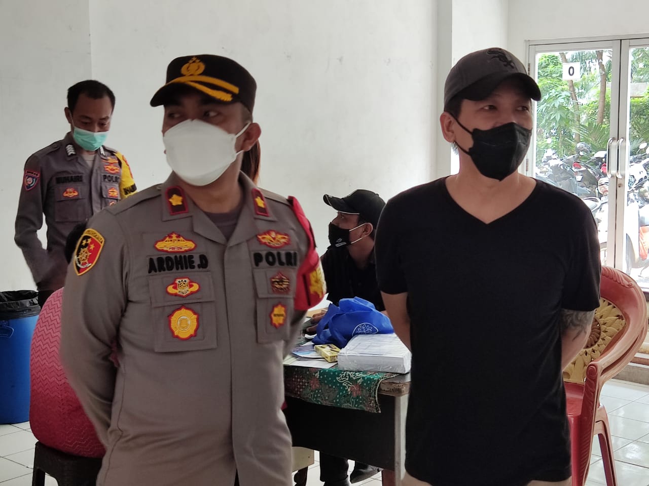 Polsek Cengkareng Tinjau Vaksinasi di Rusun Flamboyan