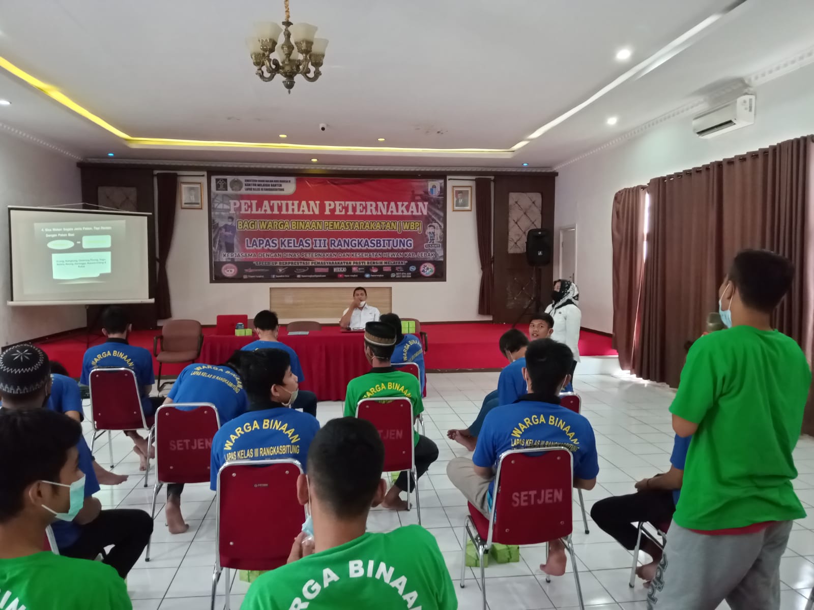 Gelar Pelatihan, Lapas Rangkasbitung Siapkan 20 Orang WBP Menjadi Peternak Unggul