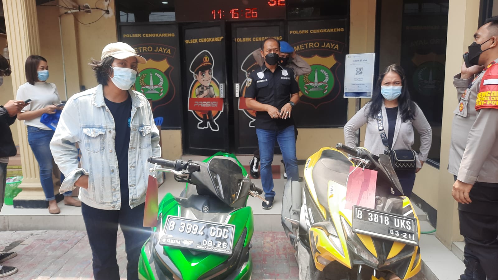 Polsek Cengkareng Temukan Dua Motor Hasil Curian