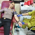 Peduli Kemanusian, Sedik Sespimen Angkatan ke 62 Gelar Donor Darah