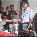 Hiswana Migas DPC Banten dan Pertamina Jenguk Korban Letupan Gas di Lebak