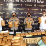 Satres Narkoba Jakarta Barat Amankan Ratusan Kilogram Ganja