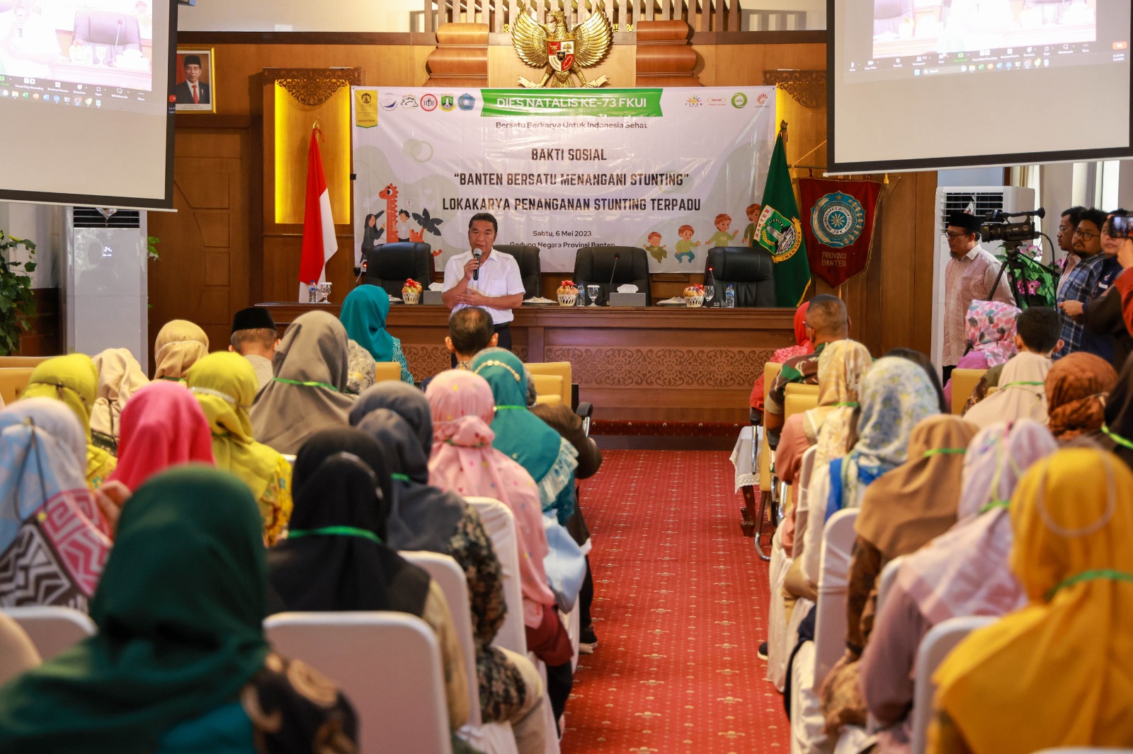 Hadiri Lokakarya Penanganan Stunting Terpadu FKUI, Pj Gubernur Banten Al Muktabar : Sebagai Ikhtiar Kita